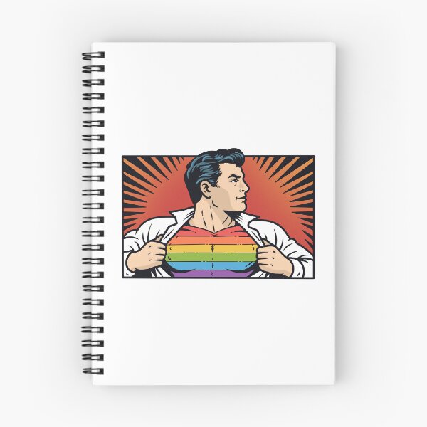 Item preview, Retro Comic Superhero Rainbow Pride Suit designed and sold by Anne97s.