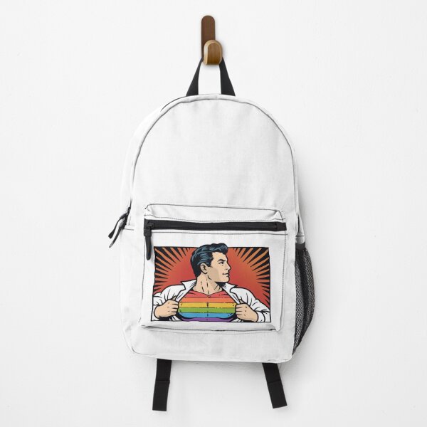 Item preview, Retro Comic Superhero Rainbow Pride Suit designed and sold by Anne97s.