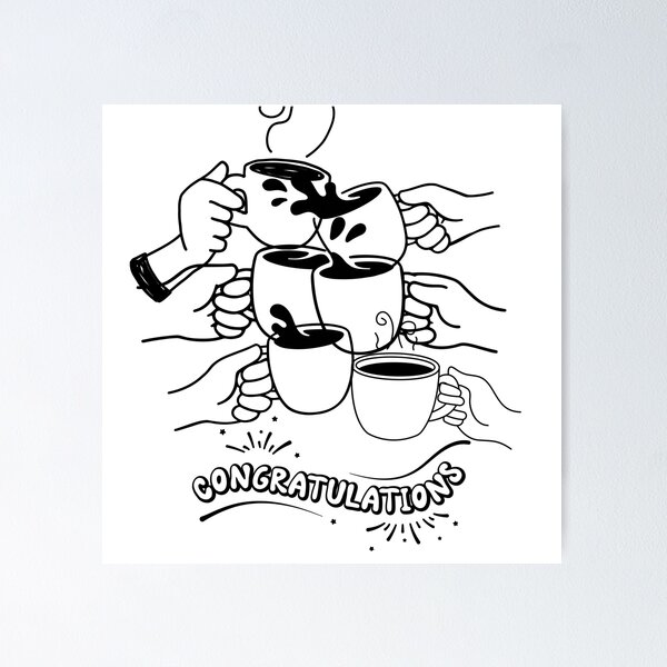 Item preview, Congratulations coffee designed and sold by Coffee & Designs.