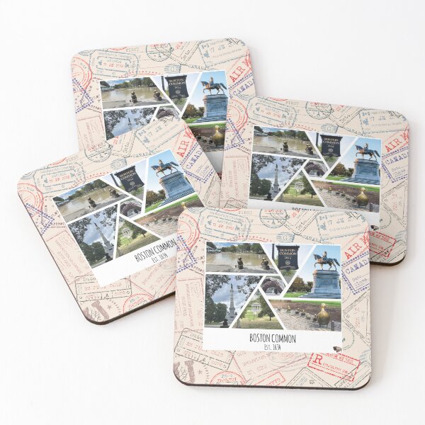 Item preview, Boston Common in Boston Mass. image collage designed and sold by SmyrnaBuffalo.
