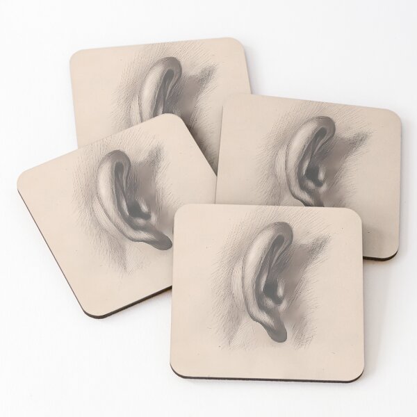 Item preview, Detailed Ear Drawing | Anatomy Art designed and sold by GammaRay.