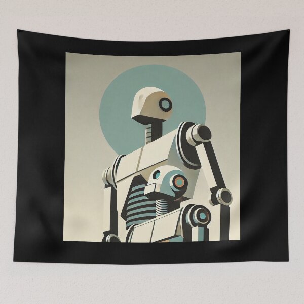 Item preview, Humanoid robot AI Robots Future Tech Design | The Bots Are Coming Futuristic Android Art designed and sold by TEEJAMBOREE.