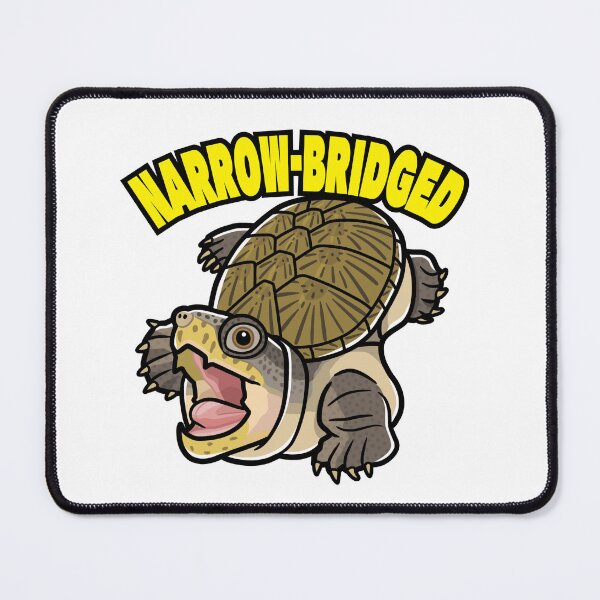 Item preview, Narrow-bridged Musk Turtle Japanese Pop Art designed and sold by Rie-TortoTurtle.