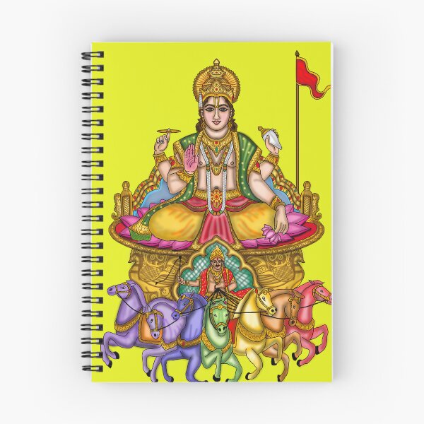Item preview, Lord Surya Artwork | Divine Hindu Sun God Digital Illustration designed and sold by Harshit_Digital_Arts.