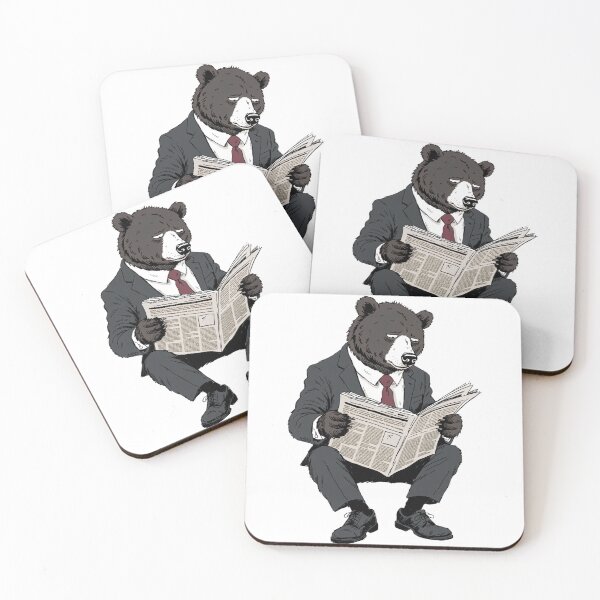 Item preview, Bear in Business Suit Funny Office Worker T-Shirt Design designed and sold by charliedelong.