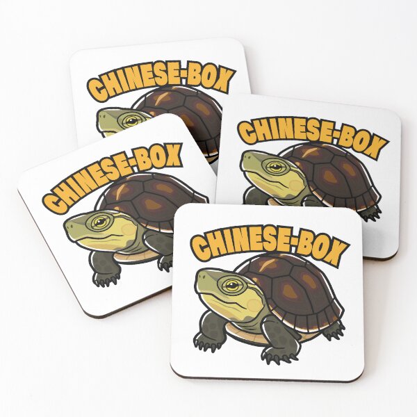 Item preview, Chinese Box Turtle Japanese Pop Art designed and sold by Rie-TortoTurtle.