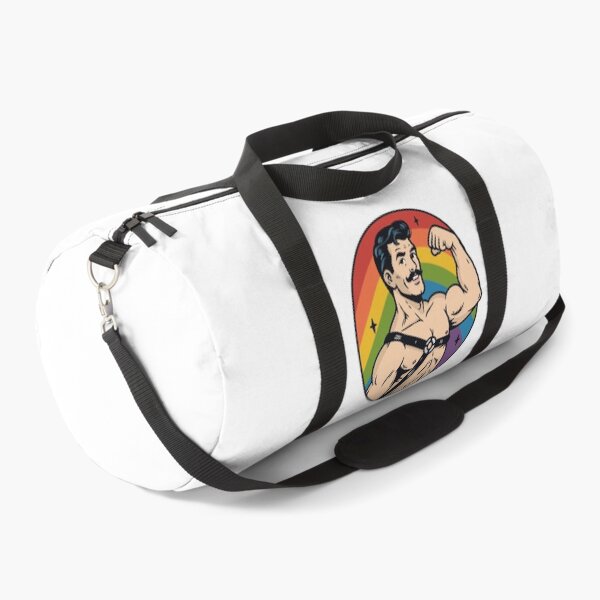 Item preview, Retro Pop Art Rainbow Leather Pride Man designed and sold by Anne97s.