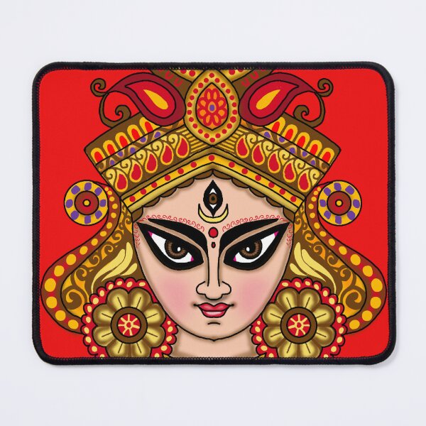 Item preview, Goddess Durga Artwork | Divine Hindu Goddess Digital Illustration designed and sold by Harshit_Digital_Arts.