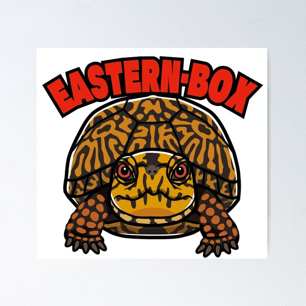 Item preview, Eastern Box Turtle Japanese Pop Art designed and sold by Rie-TortoTurtle.