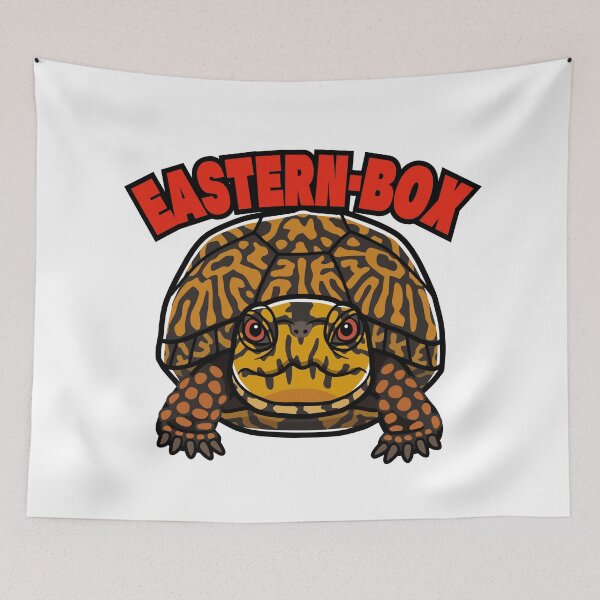 Item preview, Eastern Box Turtle Japanese Pop Art designed and sold by Rie-TortoTurtle.