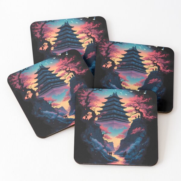 Item preview, Majestic Himeji Castle Double Exposure Negative Space Silhouette designed and sold by JacksoonLester.