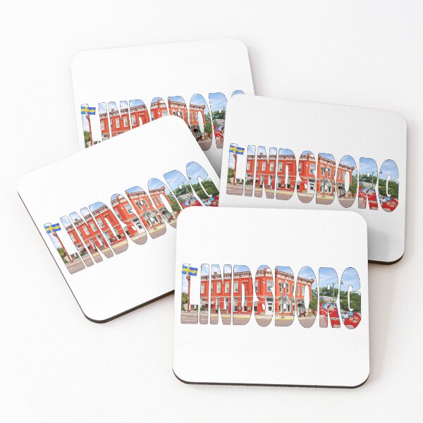 Item preview, LINDSBORG - Little Sweden in Kansas Red City Hall Building Dala Horses designed and sold by Adam Gormley.