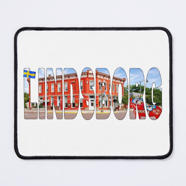 Item preview, LINDSBORG - Little Sweden in Kansas Red City Hall Building Dala Horses designed and sold by Adam Gormley.