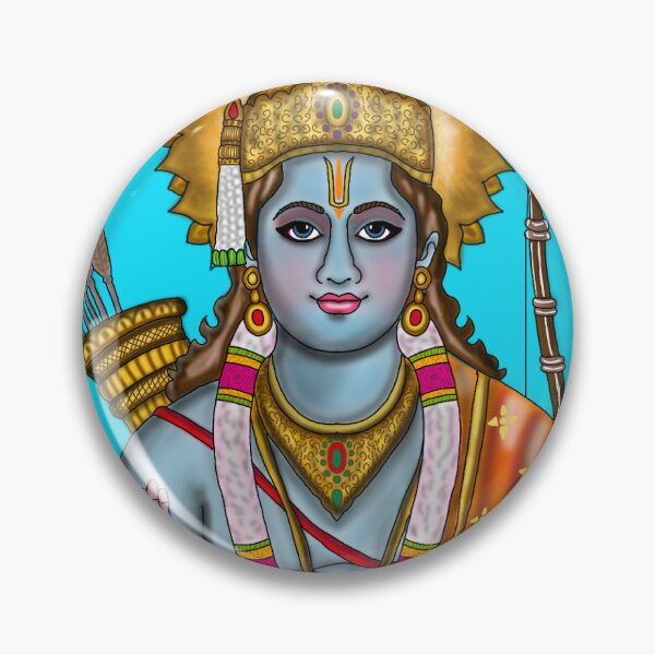 Item preview, Lord Rama Artwork | Divine Hindu God Digital Illustration designed and sold by Harshit_Digital_Arts.
