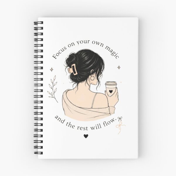 Item preview, Focus on Your Own Magic | Minimalist Motivational Design designed and sold by MotivArtes.