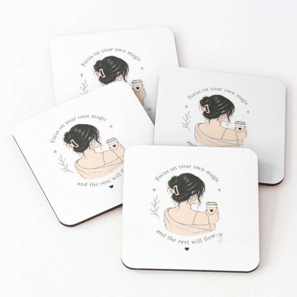 Item preview, Focus on Your Own Magic | Minimalist Motivational Design designed and sold by MotivArtes.