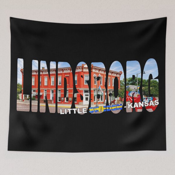 Item preview, LINDSBORG Little Sweden Kansas - Red City Hall Building Dala Horses designed and sold by Adam Gormley.