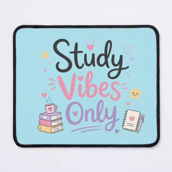 Item preview, Study Vibes Only Cute Kawaii Student Aesthetic Design designed and sold by Sanika arts .