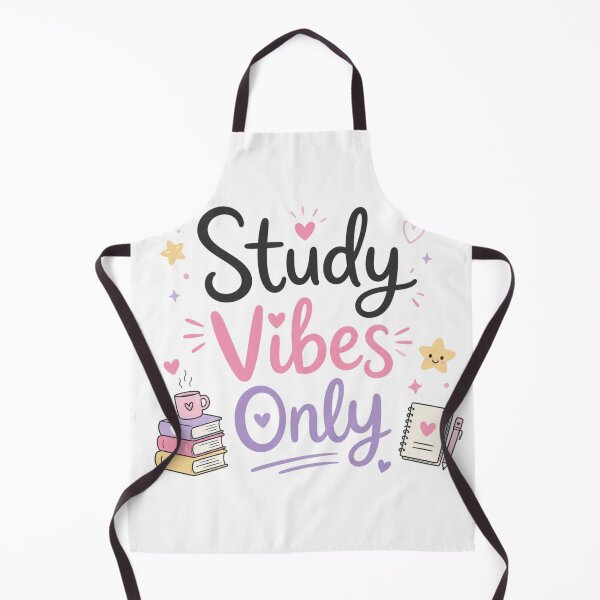 Item preview, Study Vibes Only Cute Kawaii Student Aesthetic Design designed and sold by Sanika arts .