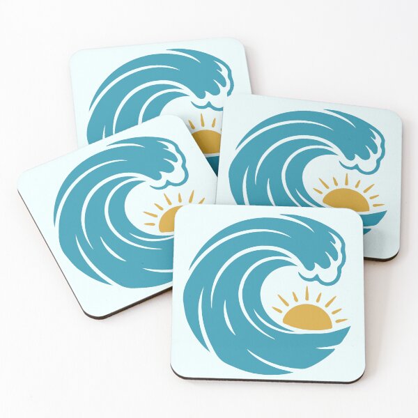 Item preview, Rising Sun Ocean Wave designed and sold by Gkinoki.