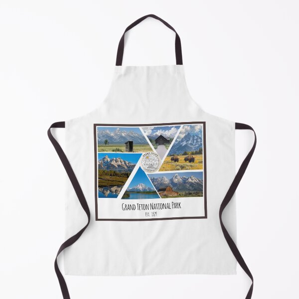 Item preview, Grand Teton National Park image collage designed and sold by SmyrnaBuffalo.