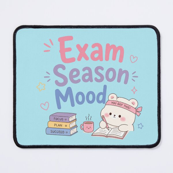 Item preview, Exam Season Mood Cute Kawaii Study Bear Sticker | Student Life Aesthetic Exam Stress Design designed and sold by Sanika arts .