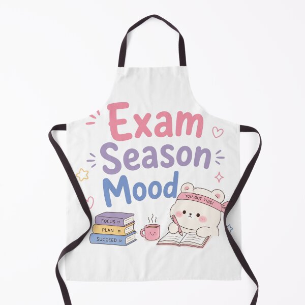 Item preview, Exam Season Mood Cute Kawaii Study Bear Sticker | Student Life Aesthetic Exam Stress Design designed and sold by Sanika arts .