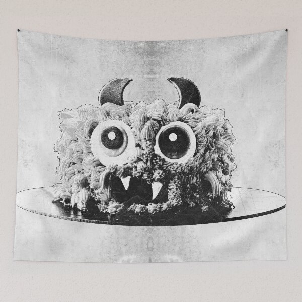 Item preview, Monster Birthday Cake Dark Whimsy Horror Food Art designed and sold by Ghoul Enterprises.