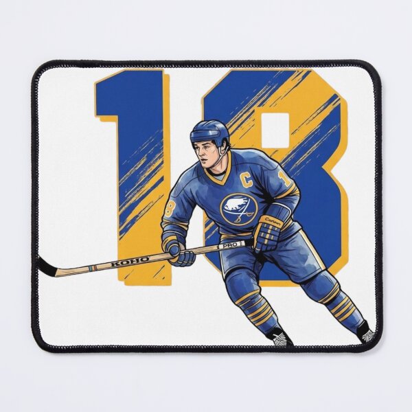 Item preview, Danny Gare 18 Retro Buffalo Hockey Captain Art designed and sold by Thogan0416.