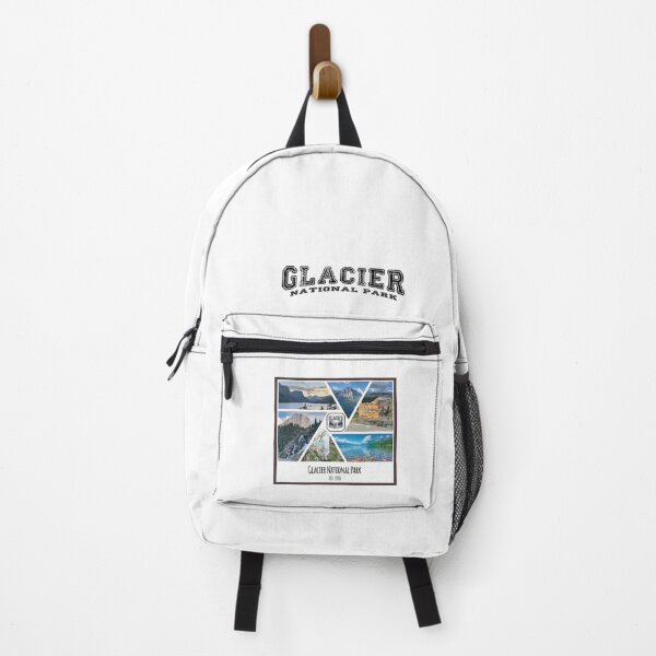 Item preview, Glacier National Park image collage designed and sold by SmyrnaBuffalo.