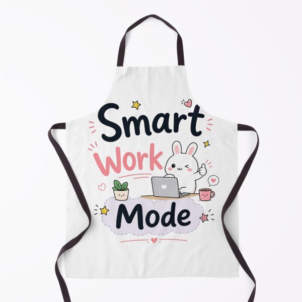 Item preview, Smart Work Mode Cute Kawaii Study Bunny Sticker | Productivity Student Aesthetic Design designed and sold by Sanika arts .
