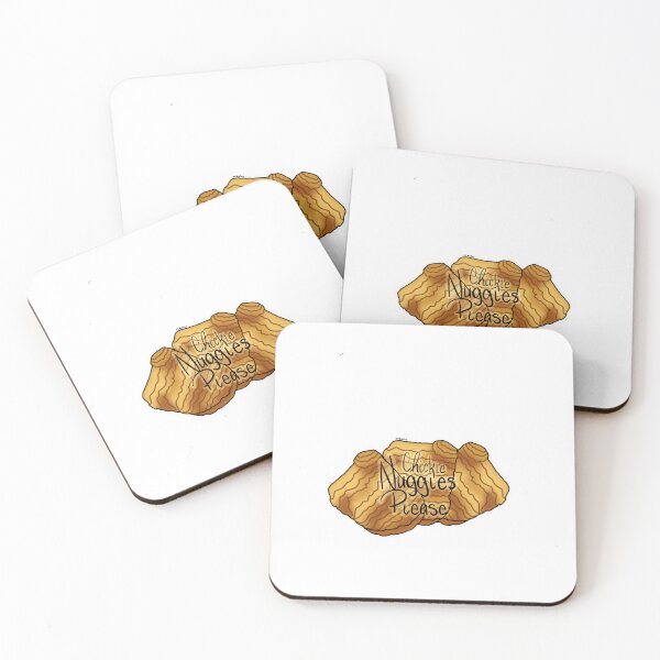Item preview, Funny Chickie Nuggies Please Fast Food Meme Sticker designed and sold by Kaimarbe | Cute Stickers & Apparel.