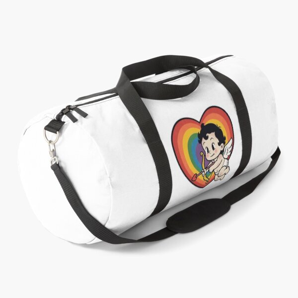 Item preview, Cute Vintage Cupid with Rainbow Pride Heart designed and sold by Anne97s.