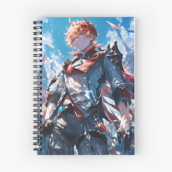 Item preview, Tartaglia Childe Genshin Impact Confident Hero With Red Scarf designed and sold by Spraykart.