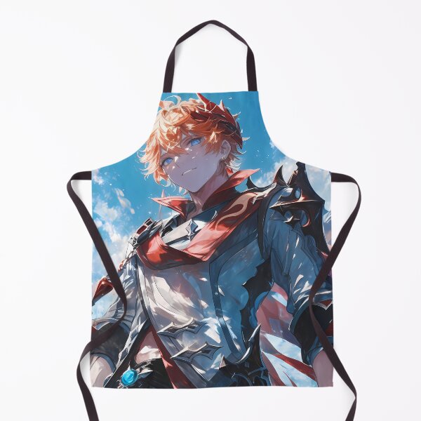 Item preview, Tartaglia Childe Genshin Impact Confident Hero With Red Scarf designed and sold by Spraykart.