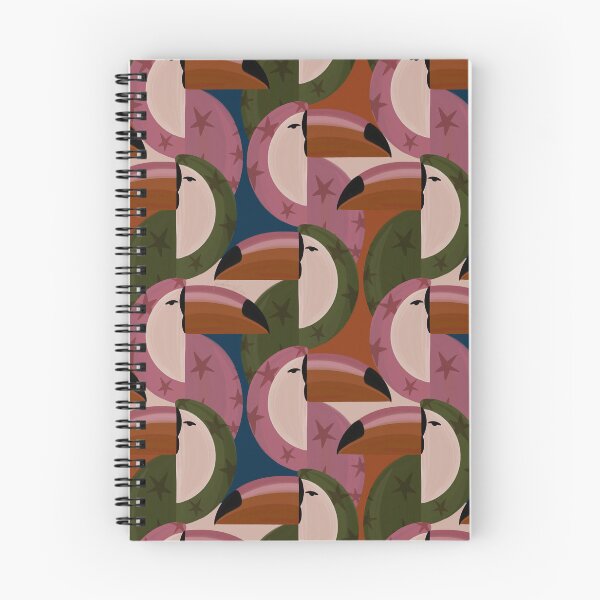 Item preview, Retro Tropical Toucans designed and sold by prikanashiro.