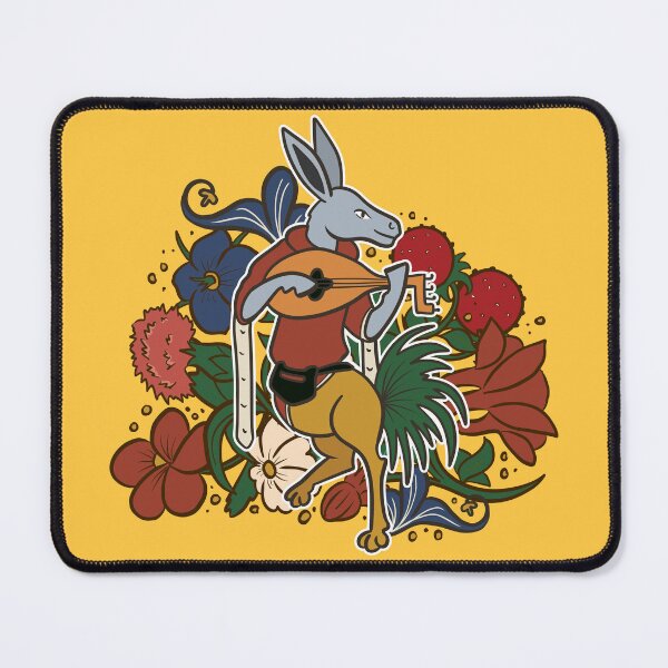 Item preview, Weird Medieval Donkey playing the lute illustration designed and sold by MariOyama.