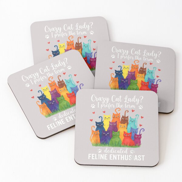 Item preview, Cat Lady I Prefer The Term Dedicated Feline Enthusiast Funny designed and sold by MabelWells.