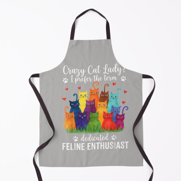 Item preview, Cat Lady I Prefer The Term Dedicated Feline Enthusiast Funny designed and sold by MabelWells.