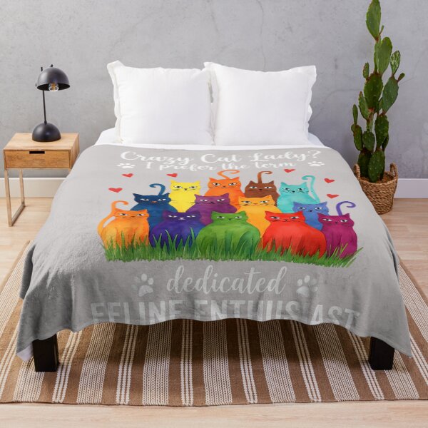 Item preview, Cat Lady I Prefer The Term Dedicated Feline Enthusiast Funny designed and sold by MabelWells.