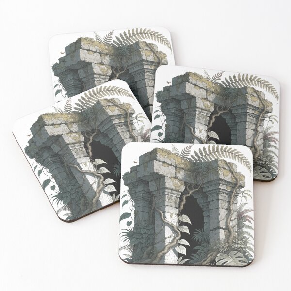 Item preview, Ancient Temple Jungle Ruins T-Shirt - Overgrown Stone Nature designed and sold by charliedelong.