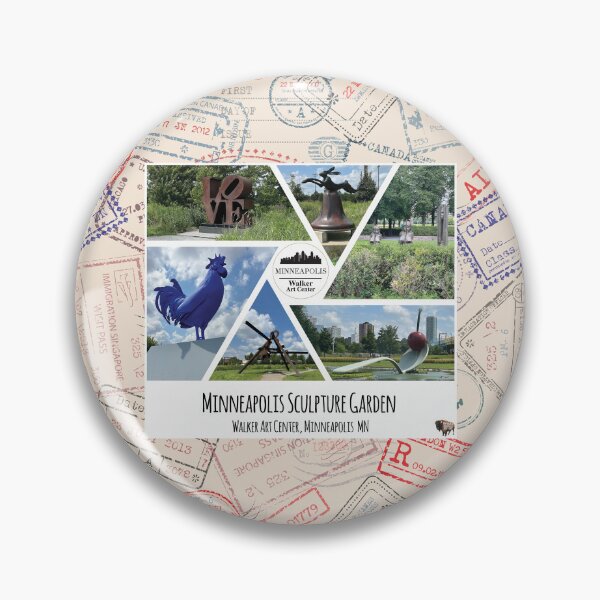 Item preview, Minneapolis Sculpture Garden at the Walker Center collage of images designed and sold by SmyrnaBuffalo.