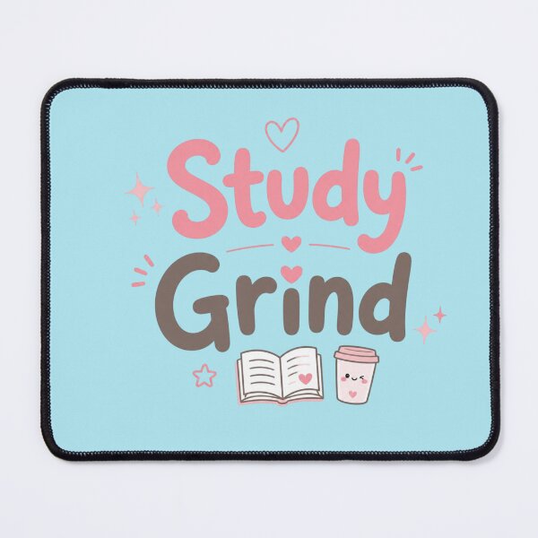 Item preview, Study Grind Cute Kawaii Student Motivation Design designed and sold by Sanika arts .