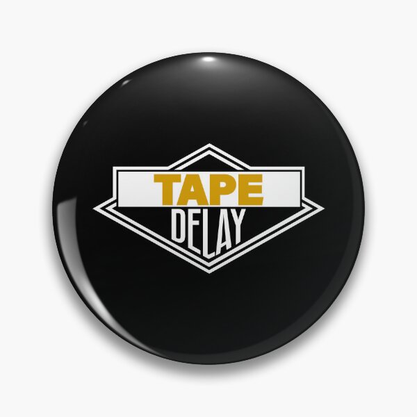 Item preview, Tape Delay Vintage Music Transparent Typography designed and sold by Libérica Studio.