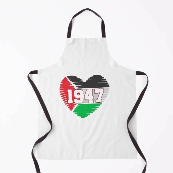 Item preview, 1947 Palestine Flag Heart فلسطين Free Gaza | Pre-Nakba Palestine designed and sold by Amazing Arts Designs.