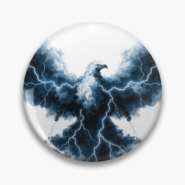 Item preview, Storm Eagle T-Shirt - Lightning Bald Eagle Nature Art designed and sold by charliedelong.
