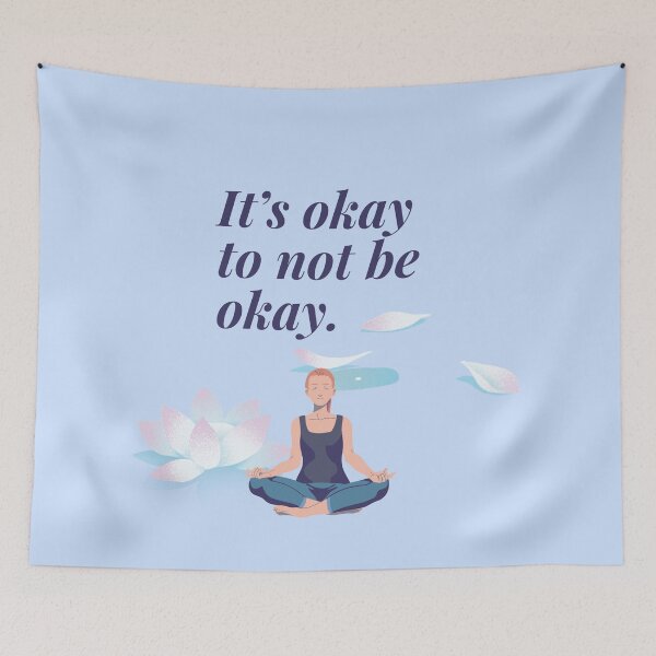 Item preview, It’s okay to not be okay. Mental Health design designed and sold by lesmakesdesigns.