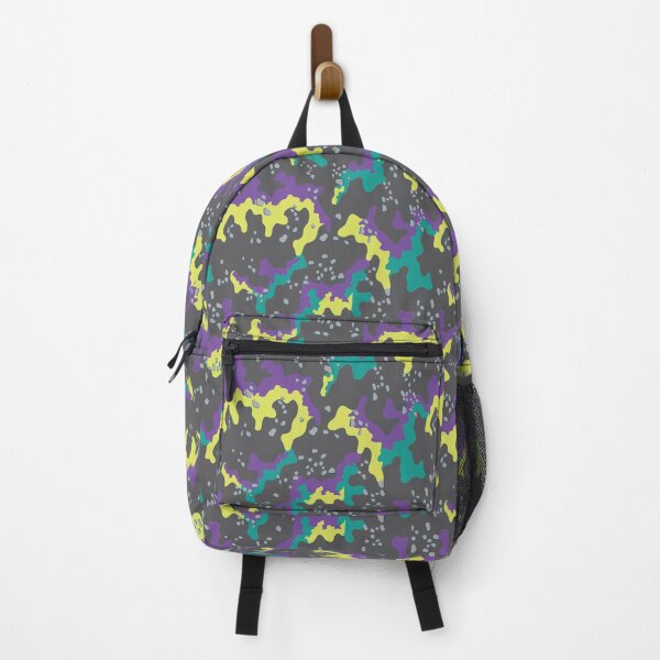 Item preview, PURPLE GREEN YELLOW GRAY MULTI-BRIGHT COLORS URBAN CAMO- MULTI USE designed and sold by V3GFX.