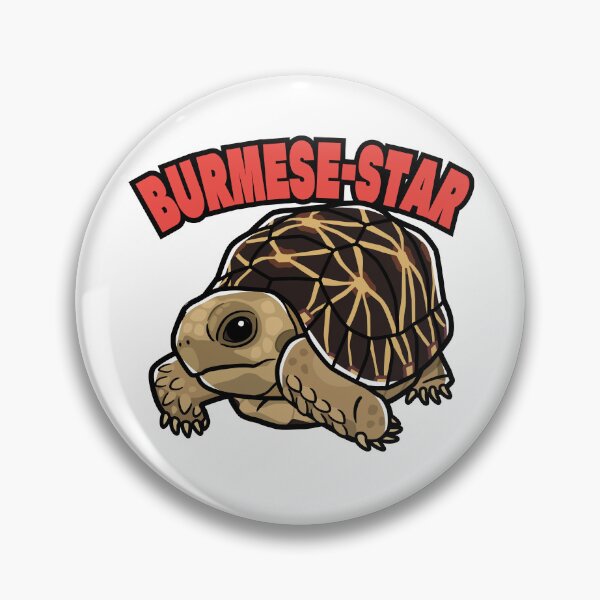 Item preview, Burmese Star Tortoise Japanese Pop Art designed and sold by Rie-TortoTurtle.