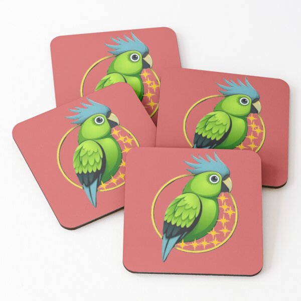 Item preview, parrot with stars designed and sold by Islandflowers.